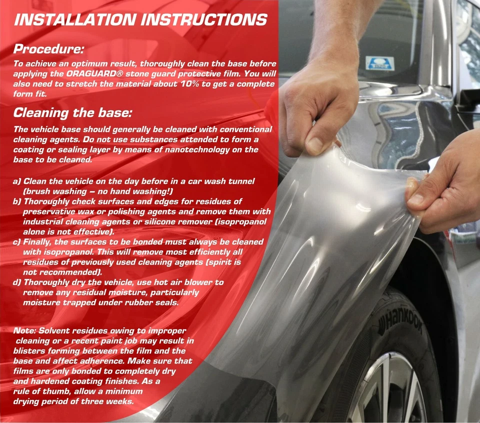 Tesla Model 3 Paint Protection Film Clear Bra PPF for 2017-2022 Bumper + Hood - Image 3 of 4