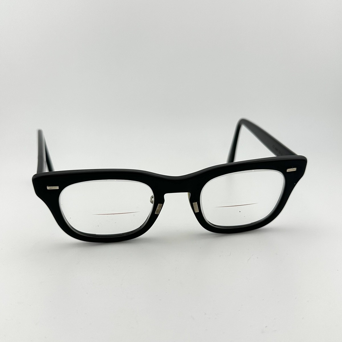 Vintage Bausch Lomb American Optical Black Glasses 46 [] 22 B&L AO