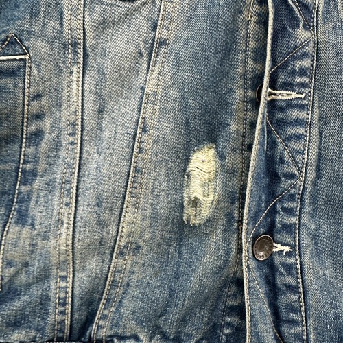 Legacy Edition Denim Jacket Mens XL Blue Dark Wash Artisan Series Coat - Picture 5 of 13