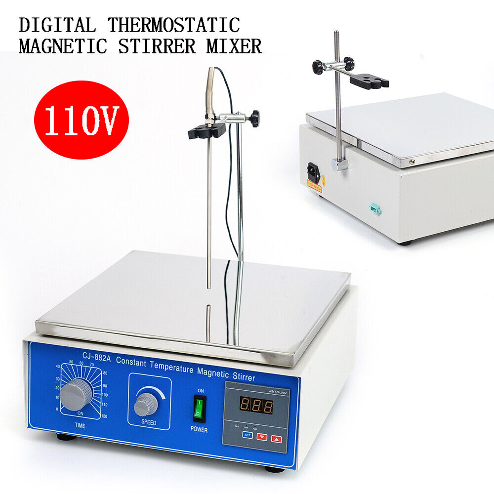 Digital Temperature Control Heating Plate with Magnetic Stirrer