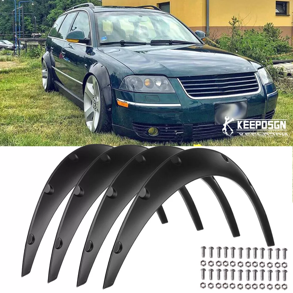 For Volkswagen VW Passat B5 Car Fender Flares Extra Wide Body Kit Wheel  Arches