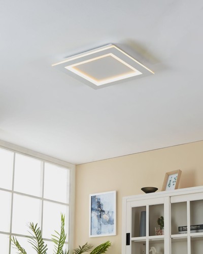Flache Deckenleuchte Modern Weiß 1x27,9W LED 3600lm IP20 Lichtfarbe 2700-6500K - Bild 2 von 5