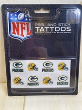 NFL Football Face Temporary Tattoo Pick your team Peel and Stick