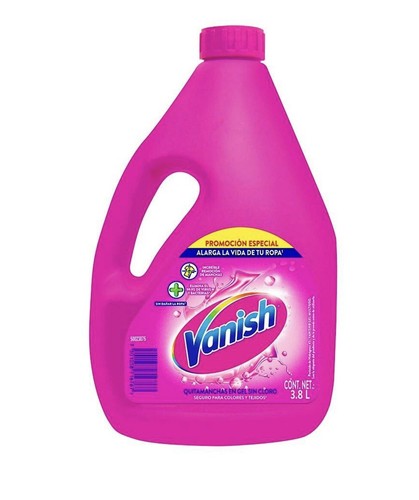 VANISH FLECKENENTFERNER FLÜSSIGES GEL sicher auf Farben & Stoffen 3,8 Liter aus Mexiko