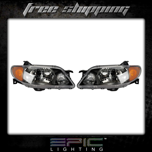 Fits 200103 Mazda Protege Headlight Headlamp Pair Left right set eBay