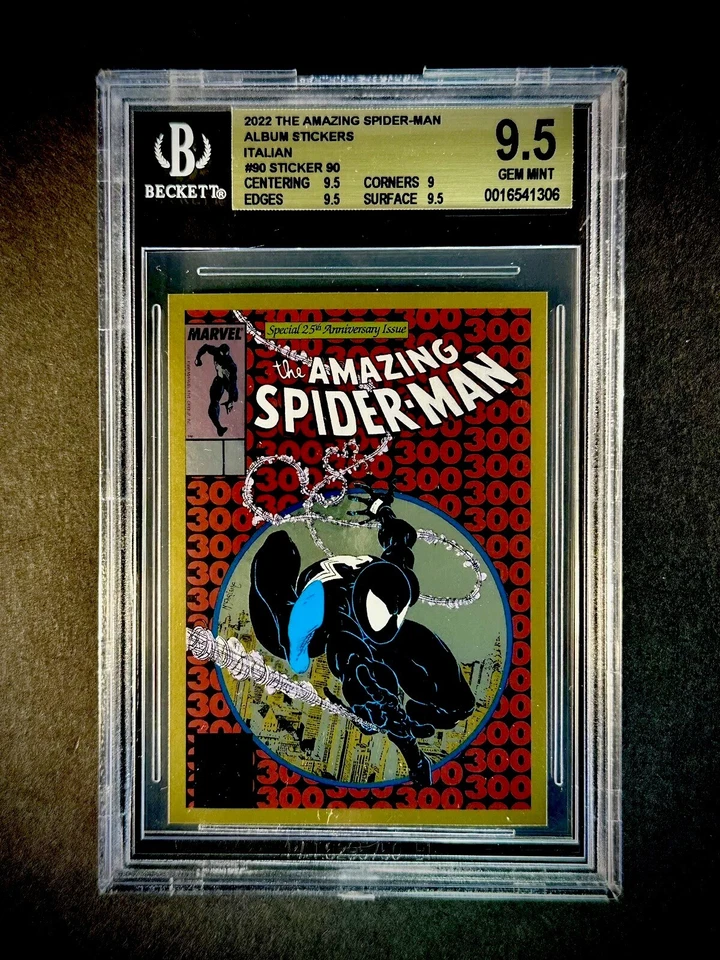 2022 Panini Amazing Spiderman 60th SPIDERMAN #300 25th GOLD #111 BGS 9.5 GEM MCU - Image 2 of 4