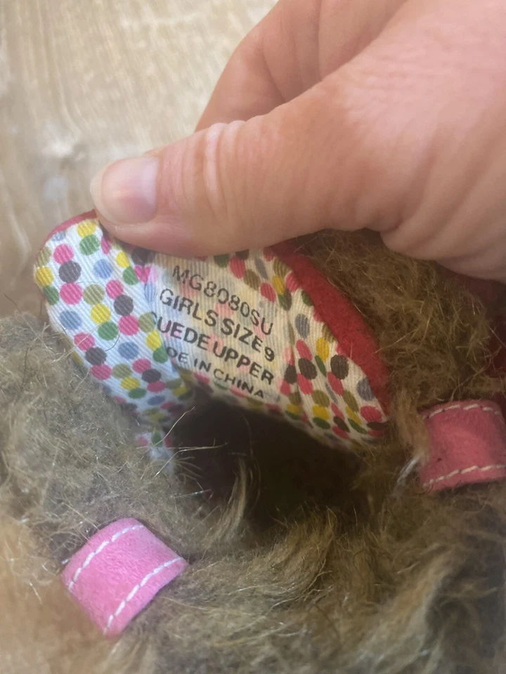 Zapatos Morgan and Milo Niñas 9 Rosa Gamuza Parte Superior Alta Piel Sintética Foto 4 de 4