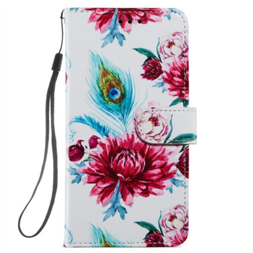 Pattern Leather Flip Wallet Case Phone Cover for Huawei P40 Pro P30 P20 P10 P50 - Picture 16 of 21