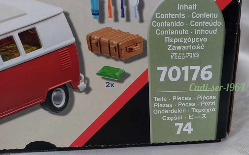 PLAYMOBIL 70176 VW Camper Van VOLKSWAGEN T1 Camping Bus NEW - Picture 8 of 24