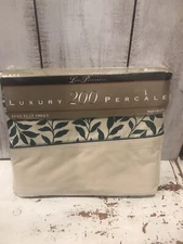 Lady Pepperell Full Size Flat Sheet Luxury Percale Bedding USA New Old Stock