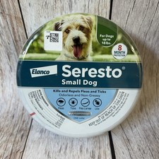 Seresto Flea and Tick Collar 8 Months Protection for SMALL Dogs - 18lbs Sealed