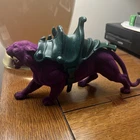 Vintage MOTU Panthor w/ Armor – Masters of the Universe – Flocked
