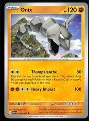 Onix 095/165 Uncommon Scarlet & Violet 151