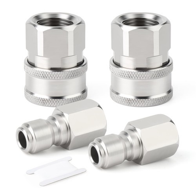 #ad #ad 4PCS 304 Stainless Steel Pressure Washer Adapter Kit Quick Connect Fittings，3... $28.00