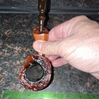 Ben Wade Royal Grain Estate Freehand Pipe Rusticated Bowl Rustic Rim Bent Stem — photo 9