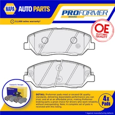 Brake Pads Set fits SSANGYONG KORANDO C300 1.5 Front 2019 on Proformer New