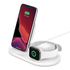 Belkin Boost Charge 3-in-1 Wireless Charger for iPhone + Apple Watch + AirPods