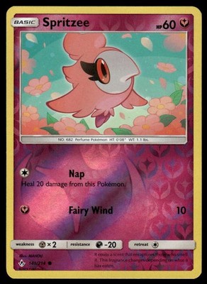 POKEMON SPRITZEE UNBROKEN BONDS 141/214 REVERSE HOLO C NM/M