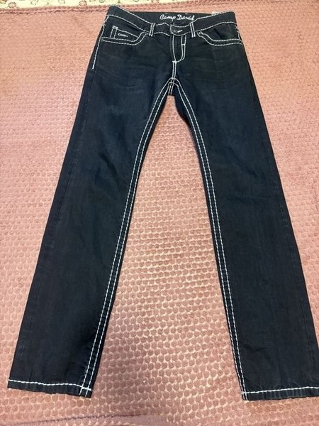 Men Camp David Jeans Black W30L34