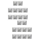 20 pcs Fence Post Caps Sealing Covers Iron Fence Covers 5x5 Iron Fence Cover