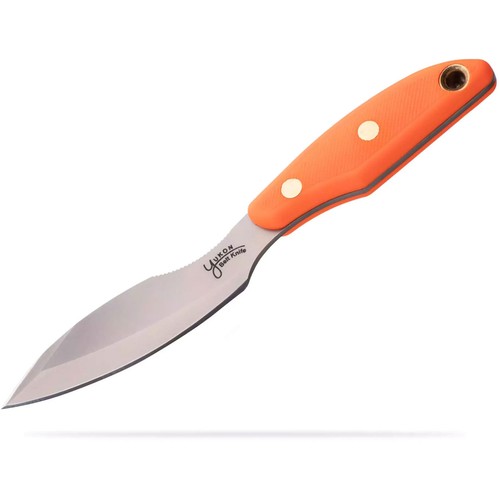 KNIVES OF ALASKA Yukon #1 3.95in Suregrip Orange Fixed Knife (00822FG) - Picture 1 of 5