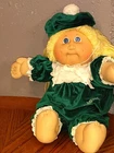 Vintage Twins Cabbage Patch Kids Girl Doll Only Green Outfit No Shoes