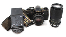 Minolta X-700 35mm SLR Film Camera Kit with Lenses and Flash