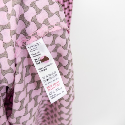 Nobody's Child Jilly Geometric Print Midi Skirt Size 22 NEW Button Down - Picture 14 of 20