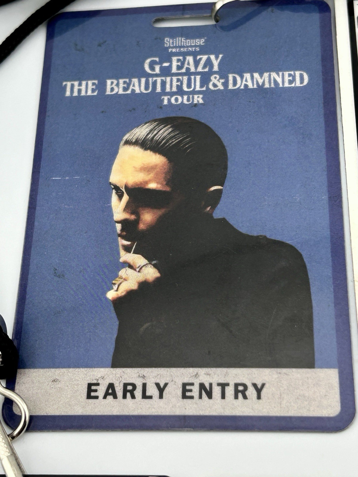 Lot of 5 VIP Laminates G-Eazy & Hoodie Allen Tour Passes 2015–2022 Signed Rap