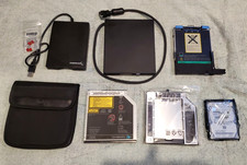 Used Lot Vintage IBM Laptop Internal External Floppy Disk CD Drives Harddrive
