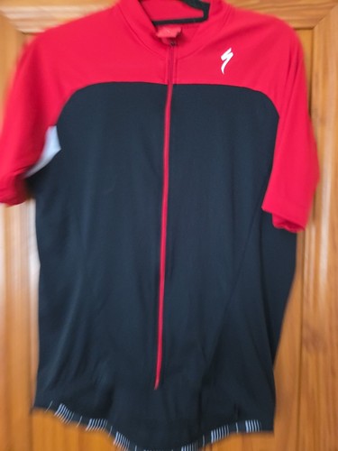 Maglia Ciclismo Specialized Rossa e Nera Tg XL Adulti Ottime Condizioni  - Foto 1 di 6