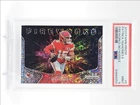 PATRICK MAHOMES II 2020 PANINI PRIZM FIREWORKS NO HUDDLE #5 PSA 9 Q5639