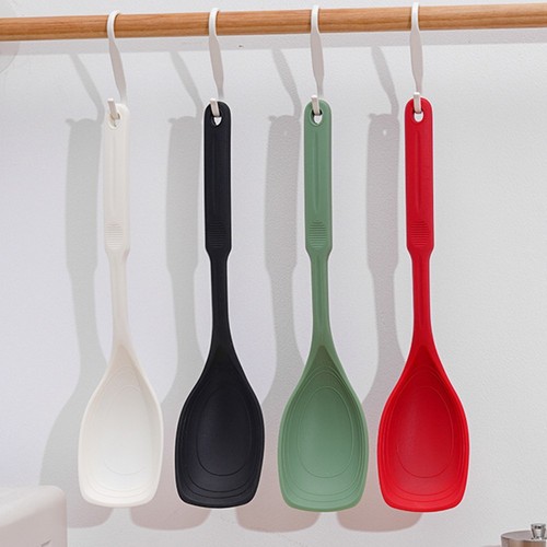 Silicone Stirring Spoon with Measurement Features for Easy For Cooking - Picture 4 of 16