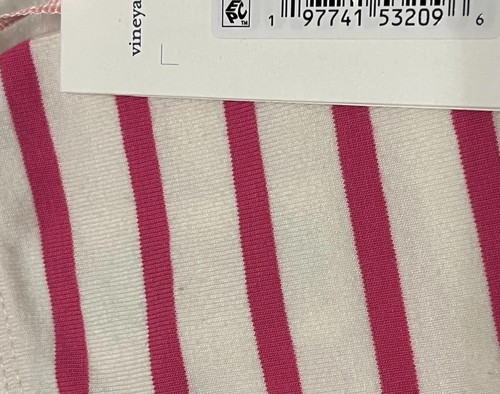 NWT Vineyard Vines Girls' Everyday Bike Short Cranberry Stripe Size XS 5-6 - Picture 7 of 12