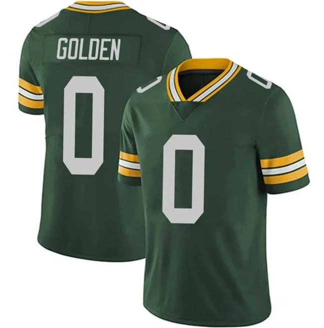 Youth/Adult Stitched Packers #0 Golden Green 2025 Vapor Jersey  S - 5XL