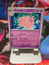 Clefable 36/165 Non-Holo MEW Scarlet & Violet 151 Pokemon Card NM