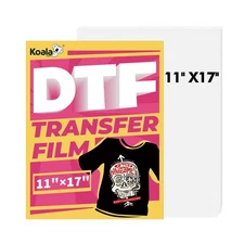 KOALA PAPER DTF Transfer Film 11 x 17 Inch, 50 Sheets DTF Paper for... Fast Ship