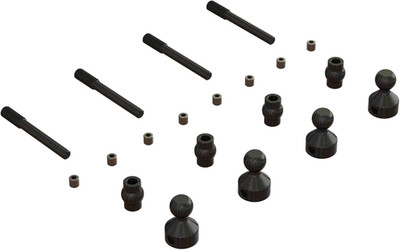 Sway Bar Hardware Set Black