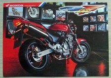 HONDA CB600SF Motorcycle ED Type Sales Brochure March 1998 Ref BR9813