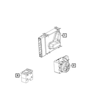 Genuine Mopar Lumbar Control Switch 68269697AA