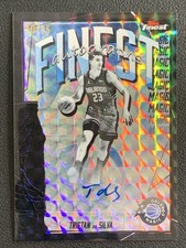 Tristan da Silva 2025-26 Topps Finest Black Geometric Refractor Auto /25 #FAU-TD