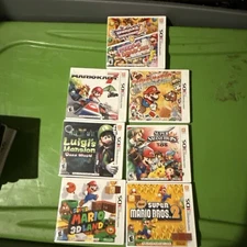 Super Mario Bros Nintendo 3ds Game Cases With Manuals Check Description