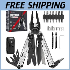 31-in-1 Multitool Pliers - Scissors, Screwdriver, Saw Blades