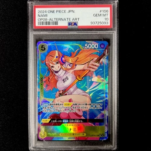 PSA 10 Nami (Parallel) OP08-106 Two Legends Foil
