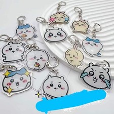 Chikawas Hachiware USAGI Acrylic Keychain Q Version Cute Cartoon Expression Bag