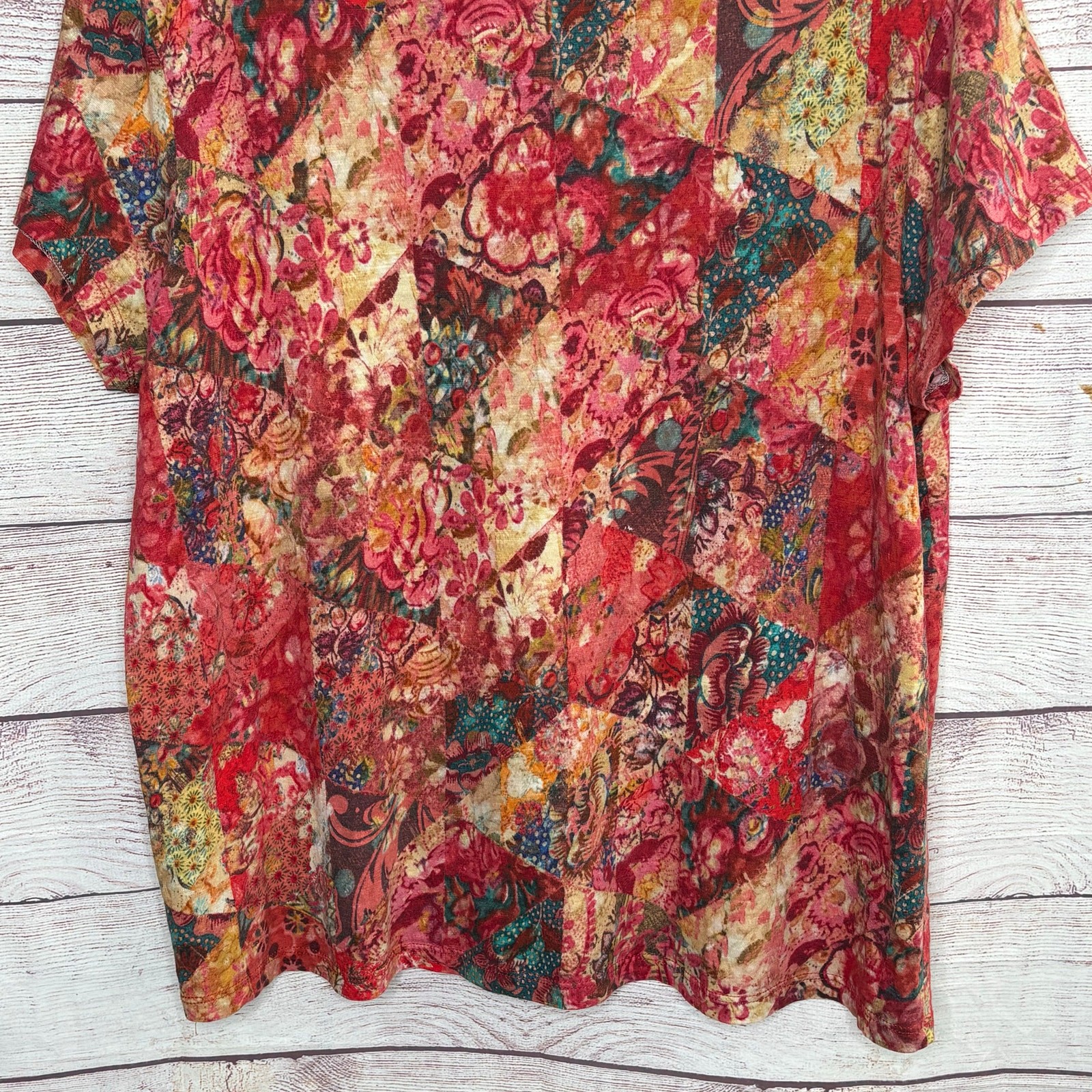 Peruvian Connection 100% Cotton Patchwork Boho Ar… - image 7