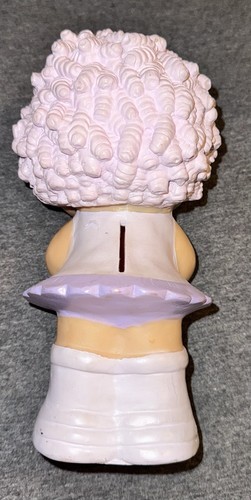 Vintage Hallmark Kenner Hugga Bunch Aviva Purple Coin Money Piggy Bank Stopper - Picture 3 of 6