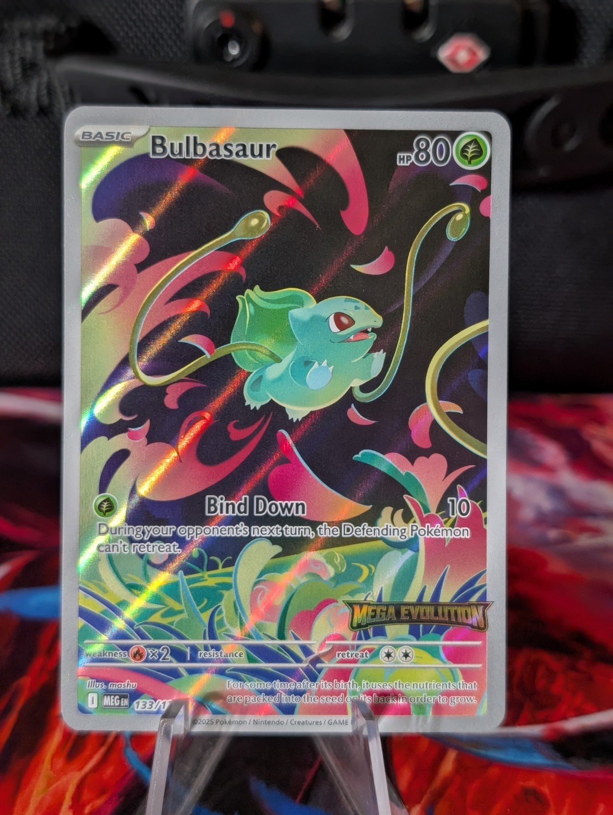 Bulbasaur 133/132 Me01: Mega Evolution Holo