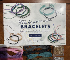DIY Friendship Bracelet Making Kit New Arts and Crafts Girls Kids Gift Makes 12