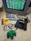 Vintage Nintendo 64 Video Game Console Bundle Lot with Controller & 6 Games